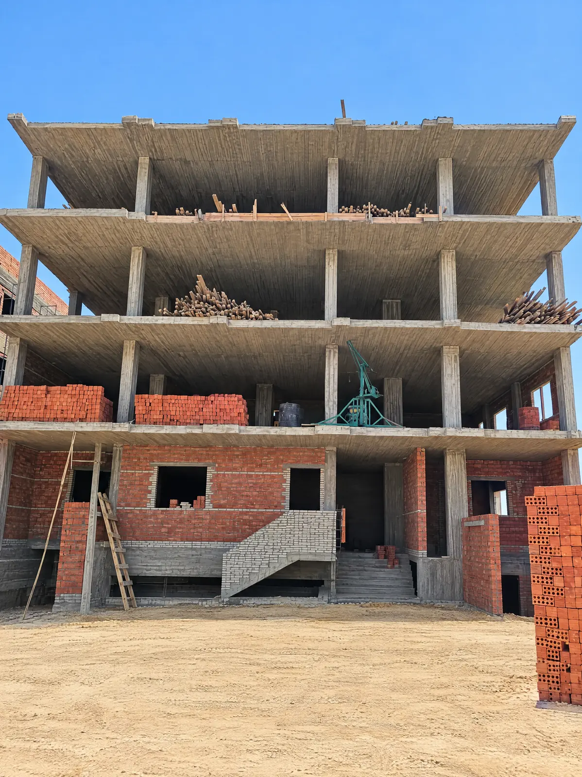Concrete frame