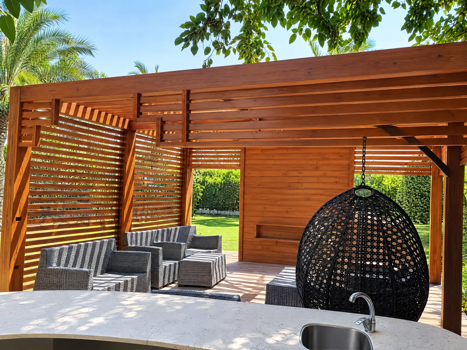 Garden pergola, 10th of Ramadan