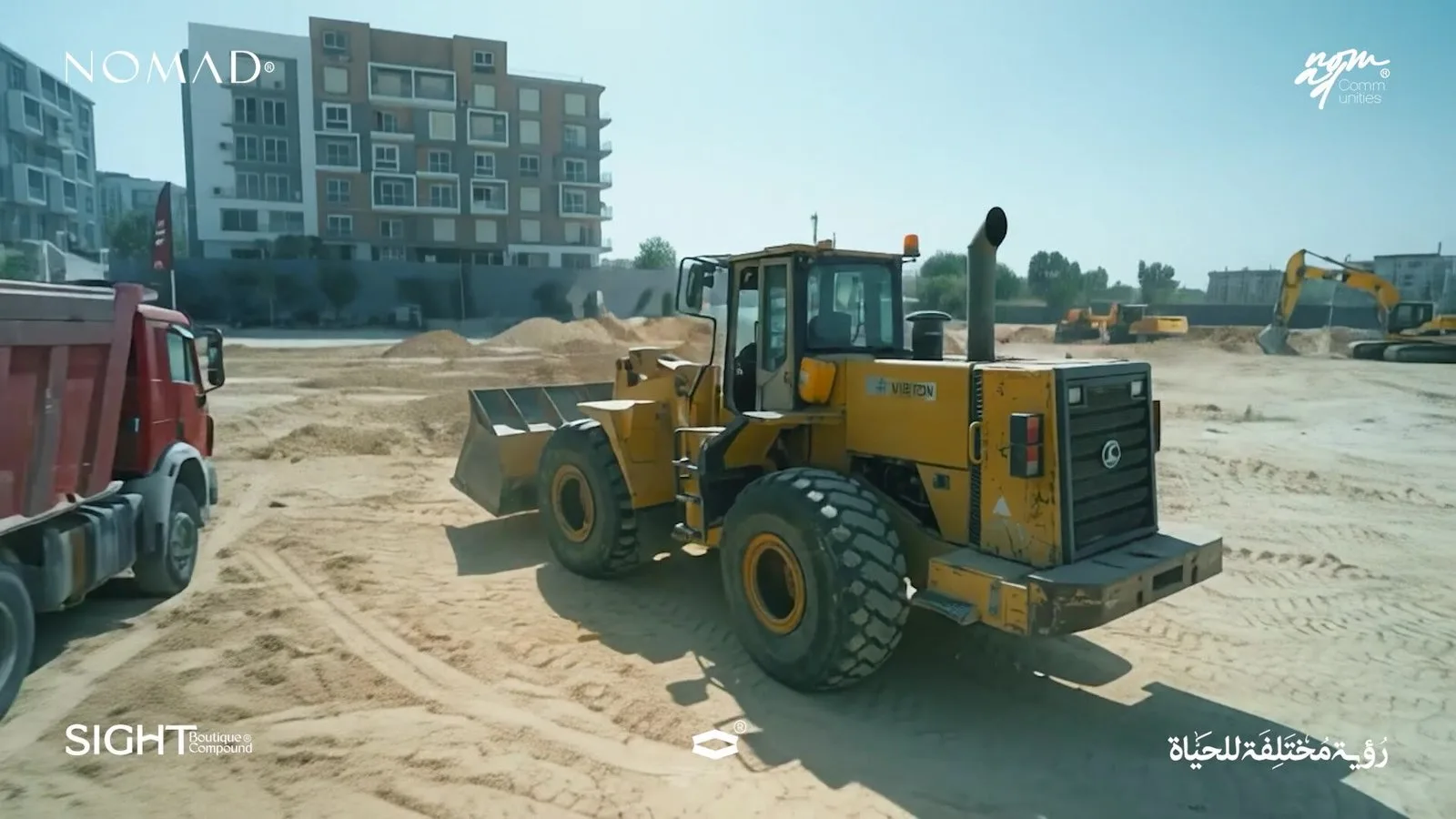 Earthworks on the SIGHT site, East New Cairo
